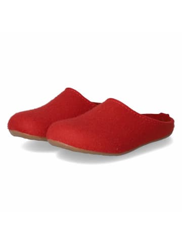 HAFLINGER Pantolette in rot