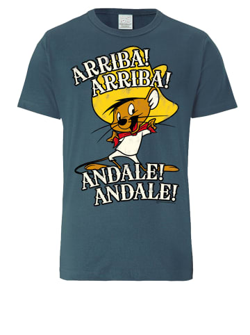Logoshirt T-Shirt Looney Tunes - Speedy Gonzales in blau