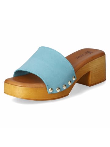 Kaerlek Kaerlek Damen Clogs Pantoletten Blau  in Blau