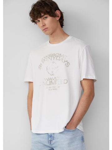 QS T-Shirt in 01D2_weiß