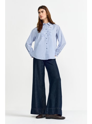 Rich & Royal Bluse in indigo weiß