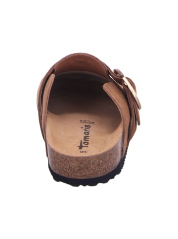 Tamaris Pantoletten in COGNAC