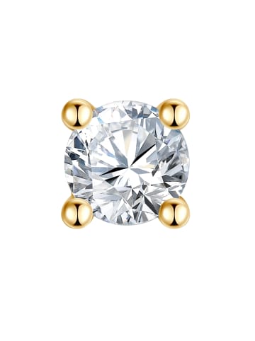 Glanzstücke München Ohrringe aus Sterling Silber mit Zirkonia in gelbgold