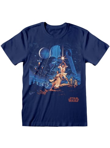 Star Wars T-Shirt in Blau