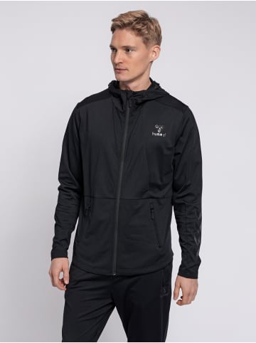 Hummel Reißverschluss Kapuzenpullover Hmlaston Multisport Herren in BLACK