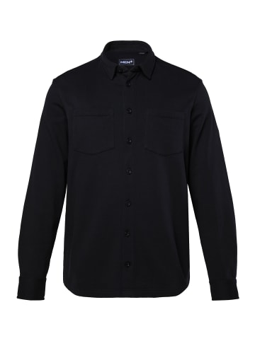 Men Plus Hemd in schwarz