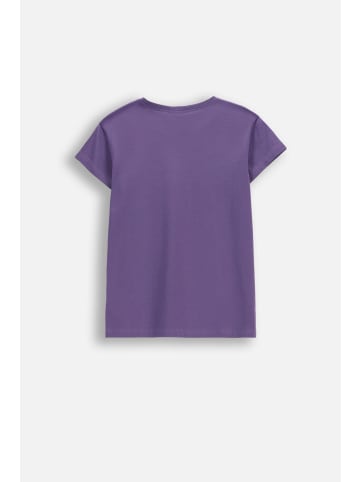 Coccodrillo T-Shirt mit kurzen Ärmeln in violett