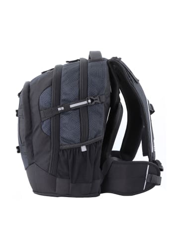 2Be Schulrucksack in anthrazit-schwarz