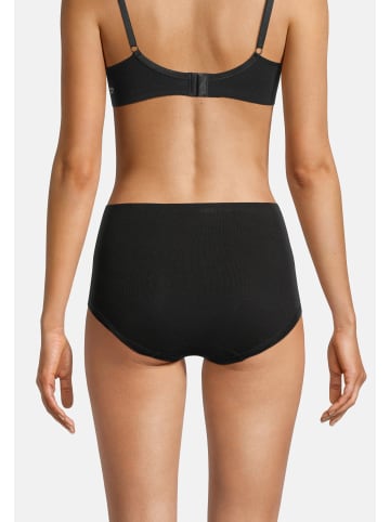 Conta Taillen Slip Feinripp in Schwarz