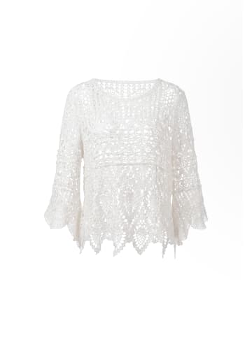 esha Women Sweater in White
