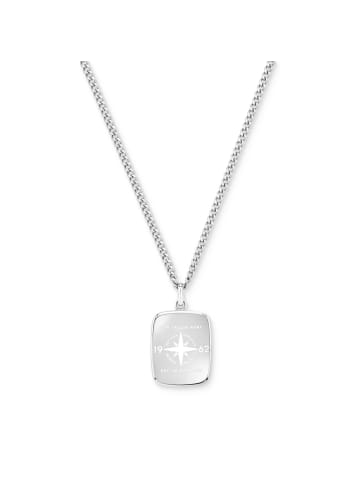 Tom Tailor Kette mit Anhänger Edelstahl in Silber