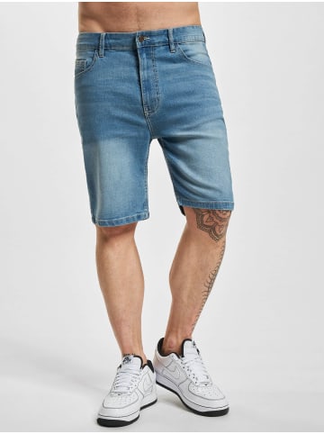 DENIM PROJECT Jeans-Shorts in light blue stone washed