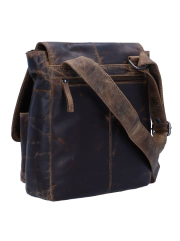 Greenland Nature Montana Umhängetasche Leder 27 cm in natur