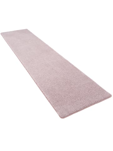 Snapstyle Hochflor Shaggy Läufer Teppich Palace in Pastell Rosa