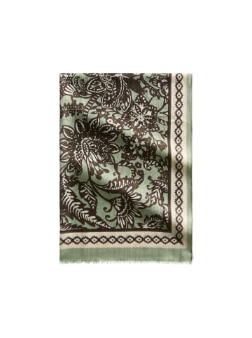 Marc O'Polo Schal mit Allover-Print in Medium Green