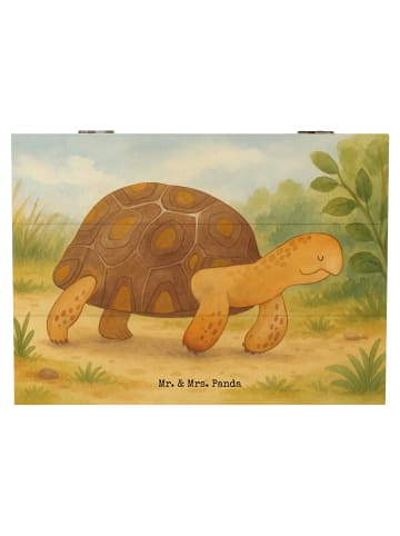 Mr. & Mrs. Panda Box mit Deckel Schildkröte MHerzieren Design o... in Weiß