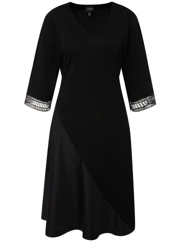 Ulla Popken Midikleid in schwarz