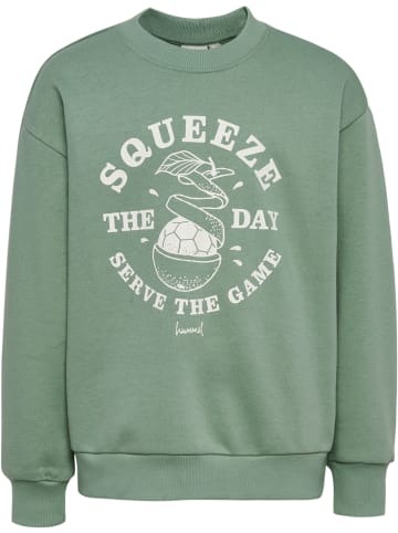 Hummel Sweatshirt Hmljr Graphic Kinder in GREEN BAY