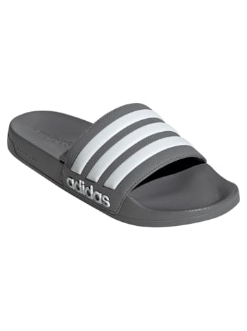adidas Badeschuhe Adilette Shower in Grau
