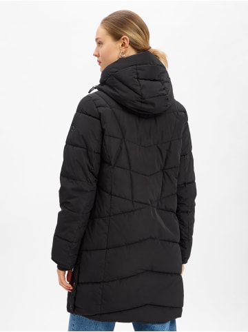 Marie Lund Steppmantel in schwarz