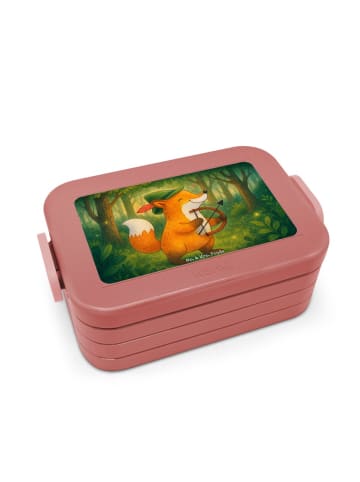 Mr. & Mrs. Panda Lunchbox Schütze Astrologie Design ohne Spruch in Rot Pastell