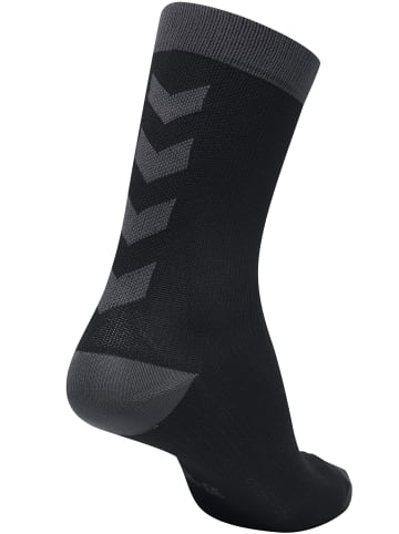 Hummel Hummel 2-Pack Socken Element Indoor Multisport Erwachsene Schnelltrocknend in BLACK/ASPHALT