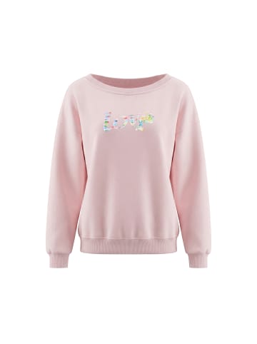 IZIA Women Sweatshirt in Light Rose
