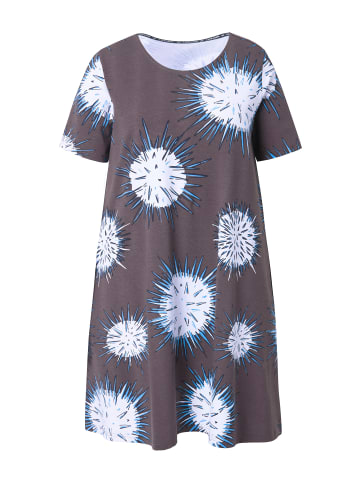 LAURASØN Midikleid in dunkles taupe