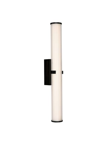 Licht-Erlebnisse Wandlampe EEK G (B)9 x (H)63 cm in Schwarz Klar/Transparent