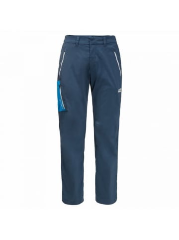 Jack Wolfskin Outdoorhose Overland Softshell in Blau