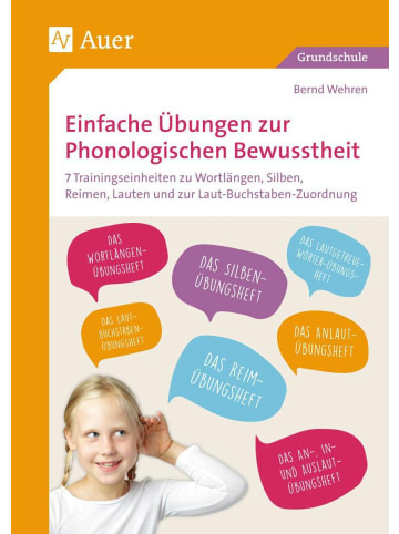 Auer Verlag Einfache Übungen zur Phonologischen Bewusstheit | 7 Trainingseinheiten zu...