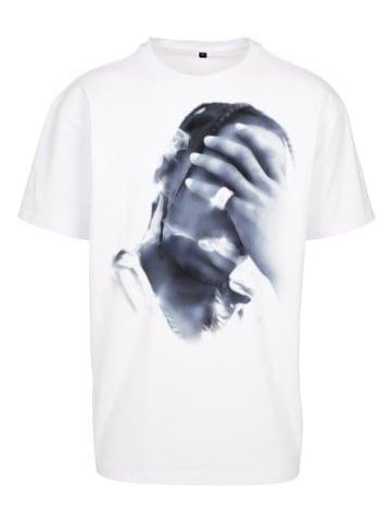 Mister Tee T-Shirt kurzarm in white