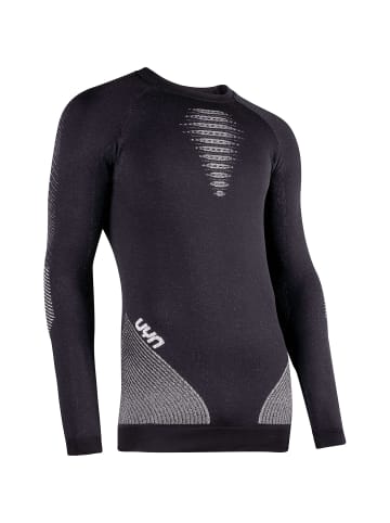 UYN M CASHMERE SHINY 2.0 UW SHIRT LONG SLEEVE ROUND NECK in Grau