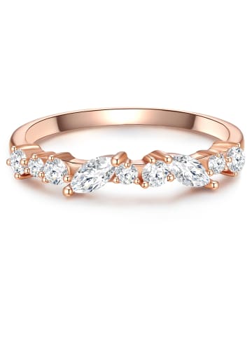 Glanzstücke München Ring Sterling Silber roségold Zirkonia weiß in roségold