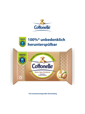 Cottonelle Feuchtes Toilettenpapier Mein Spa Kaschmir & Shea Butter 12 x 42 Stk