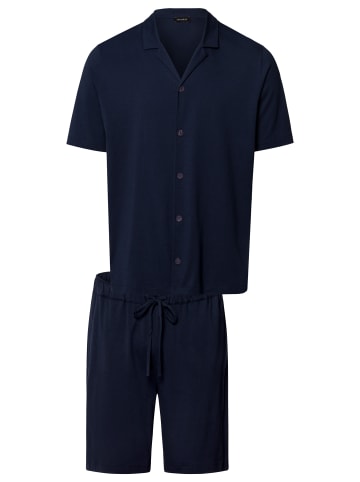 Hanro Schlafanzug Night & Day in Deep navy