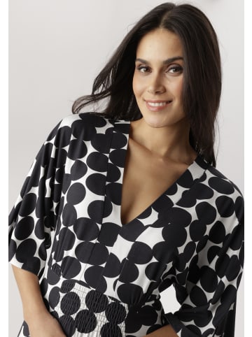 Aniston SELECTED Maxikleid in marine-weiß
