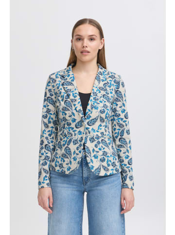 ICHI IHKate regular fit in Baleine Blue Aop