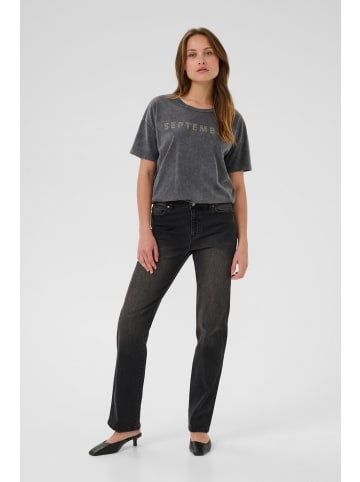 Kaffe Jeans KAmaris Regular fit in Dark grey wash