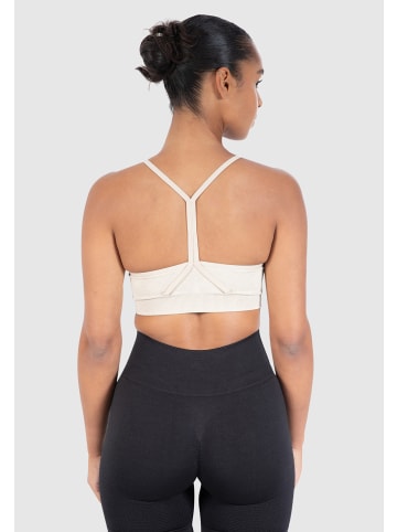 SMILODOX Sport BH Batik Scrunch Icon in Beige