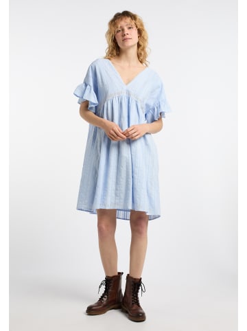 DreiMaster Damen Kleid in Hellblau