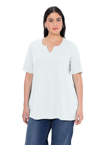 Ulla Popken Shirt in schneeweiß