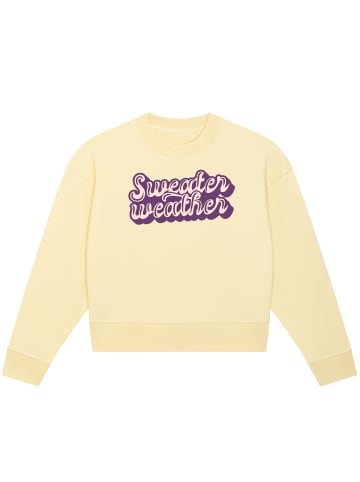 wat? Apparel Sweatshirt Sweater weather in Butter