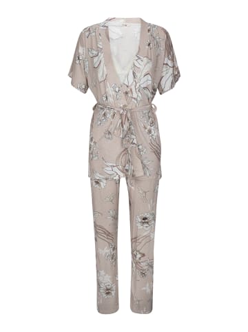 Goldenbay Sleepwear-Set Gown, Bralet & Pants Dianthus in Pink