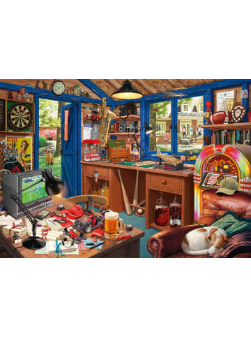 Schmidt Spiele Vaters Werkstatt. 1.000 Teile | Erwachsenenpuzzle Secret