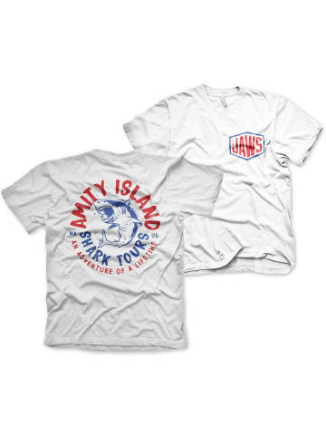 Jaws T-Shirt "Adventure Of A Lifetime Big Tall T-Shirt" in Weiß