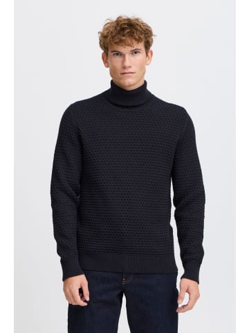 CASUAL FRIDAY Strickpullover CFKARL structured roll neck knit 20505302 schicker Pullover in Blau