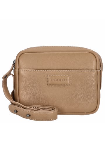 Bugatti Elsa - Schultertasche S Leder 18.5 cm (black) in sand