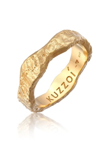 KUZZOI Ring 925 Sterling Silber in Gold