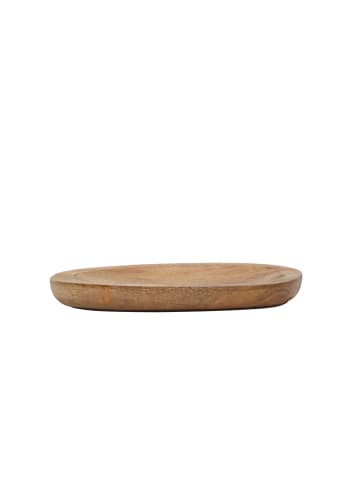 Home&Styling Collection Holzteller in Braun, 16 x 13 x 1,5 cm
